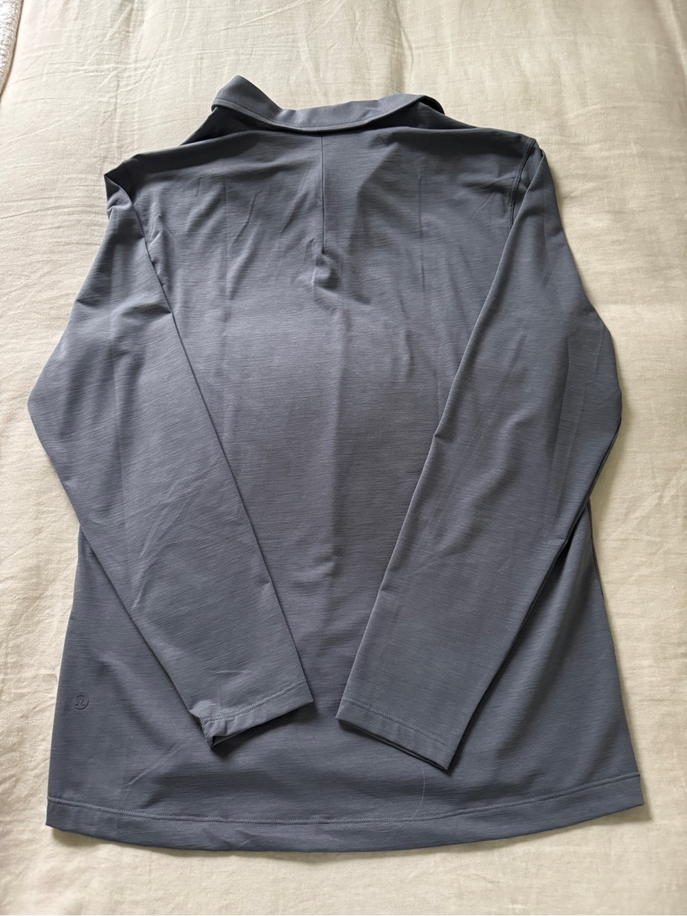 Lululemon Men's Evolution Long Sleeve Polo Shirt - Gray - Picture 2 of 3